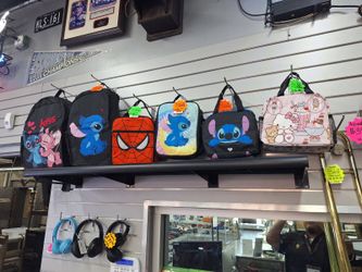Backpacks and lunchbox
