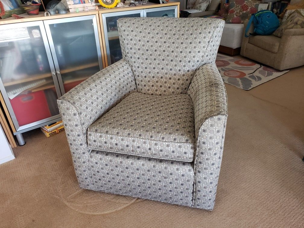 Geometric Pattern Swivel Chair from Hooker Furniture
