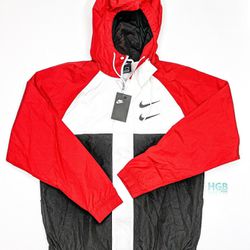 Men's Nike Hooded Swoosh Windbreaker Jacket