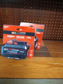 Milwaukee M18 Red lithium Forge XC 8.0 Baterys brand new firm price $150 each