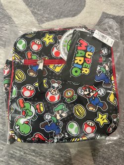 Super mario lunch bag