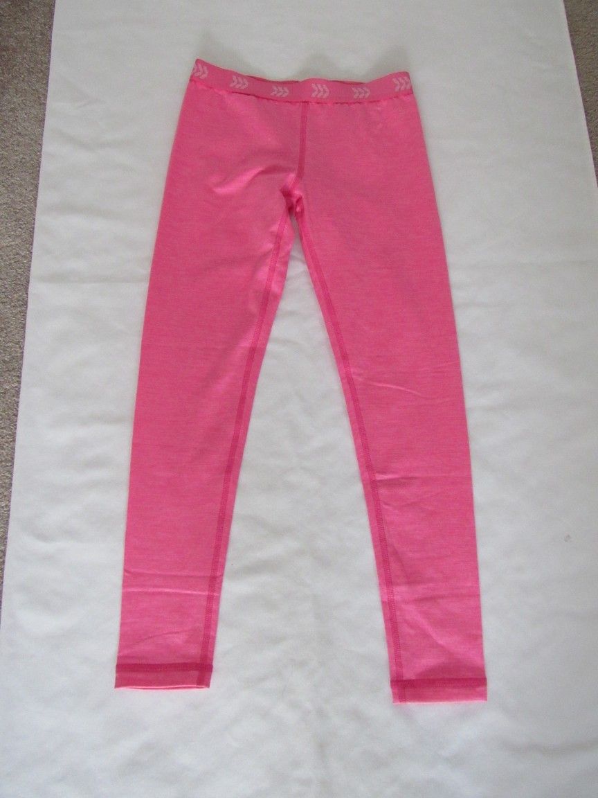 New Girls Kids Youth 6/7 Pink Thermal Wear Pants