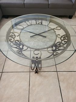 Vintage Clock Table
