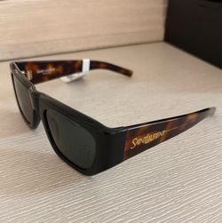 Yves Saint Laurent SL 740 004 NEW Womens 52mm Rectangular Sunglasses YSL