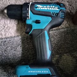 Makita Drill And Single Battery Charger.