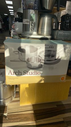 Stainless Steel Cookware set Arch Studio 5-Piece Stainless Steel Cookware Set
