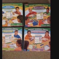 CA. LAKESHORE INSTANT LEARNING CENTERS. NEW NOT OPENED. $45.00 FOR ALL 4. 