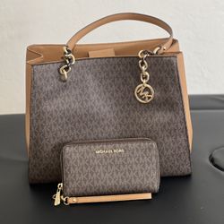Michael Kors Handbag And Wallet 