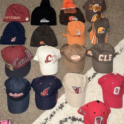 Cleveland Browns Indians Cavaliers Hats