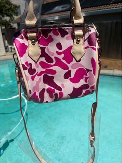 Pink Bape mini bags