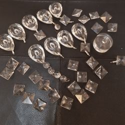 Chandelier glass beads