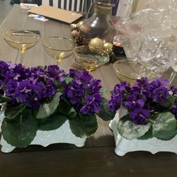 2 Small Floral Arrangements $20
