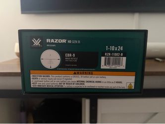 VORTEX RAZOR HD GEN III 1-10X24 FFP (MRAD)