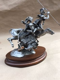 Pewter casting from Michel boyett plight of the huntsmen