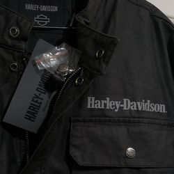 Harley Davidson 1# Trench Coat Motorcycle Riding Jacket Brand NEW Authentic Men's Size 2XL 