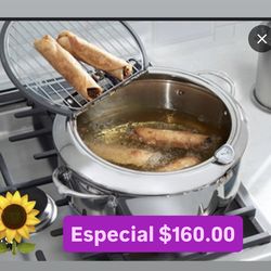 Olla freidora 9qt prepara Pescados Tacos Tostadas Pollo Variedad De Comidas $160.00 Especial  Princess House Ventas Finales