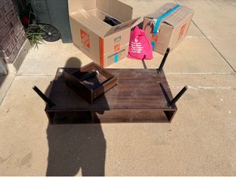 FREE coffee table with broken leg!!