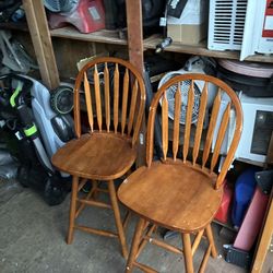 Swivel Chairs Oak I Think 
