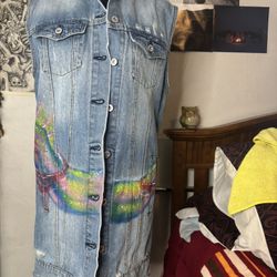 Mermaid Denim Vest/dress