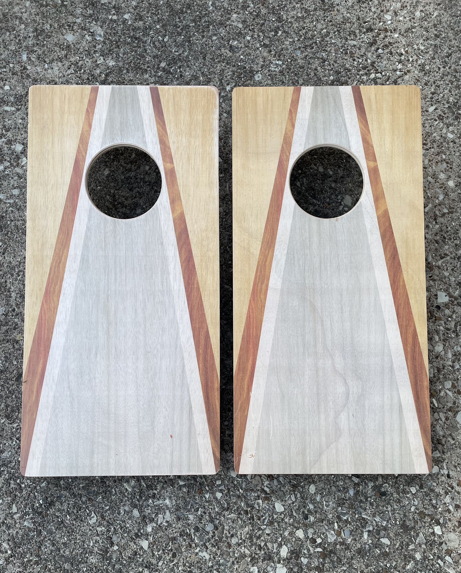 Mini 12” x 24” Cornhole Boards Board Set by American Corn Hole League ACL 1’ x 2’ Size Wooden