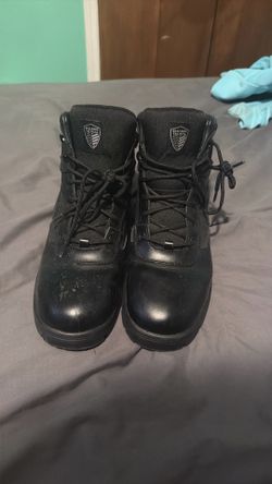 Combat boots Wascana black waterproof