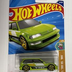 Hot Wheels 1990 Honda Civic EF Decades Series JDM  2025 Mattel Diecast MINT