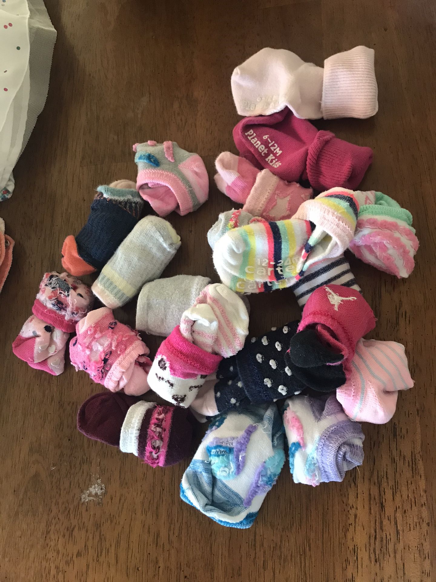 Girls Baby Socks 6-12m