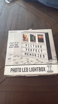 Photo Polaroid LED,  lightbox