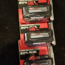 Milwaukee m18 batterie 8.0 (140 Each one 