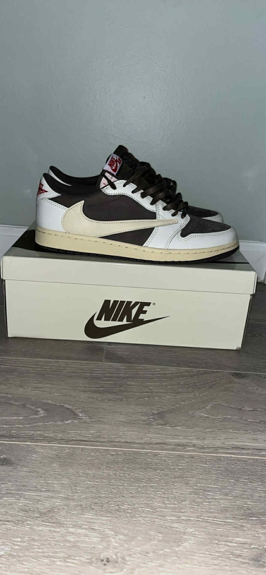 Jordan 1 Low Travis Scott White Brown