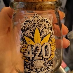 Personal Stash Jars Customized 