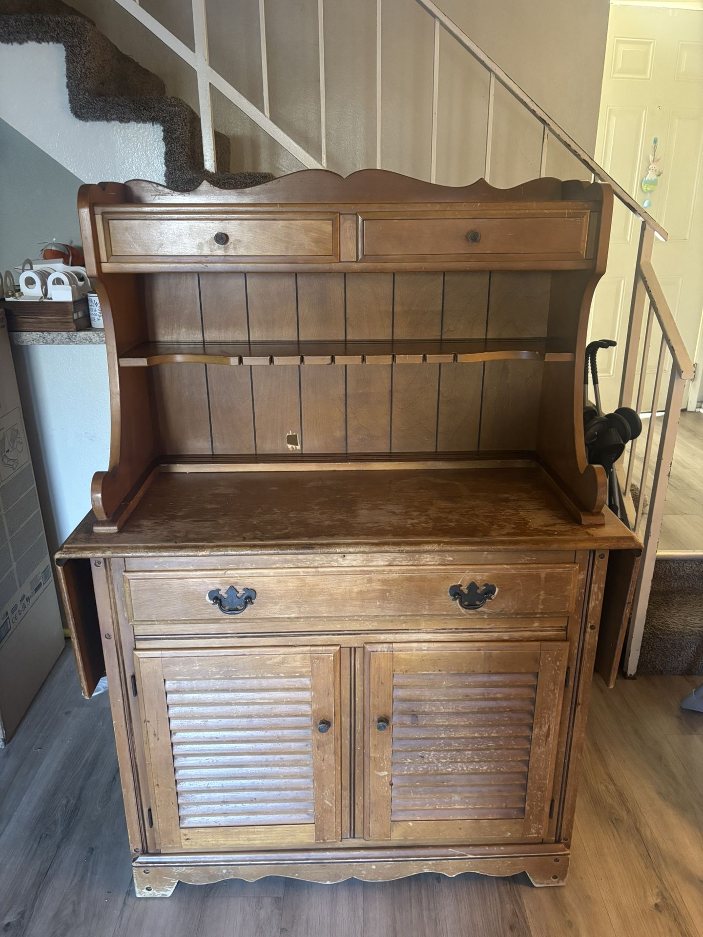 Antique Wooden Hutch (fixer Upper)