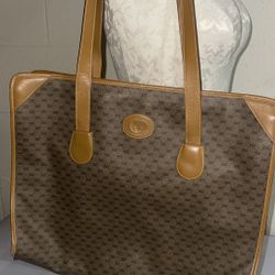 Gucci Vintage Tote Leather 