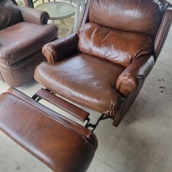 Individual Reclinable Leather Sofa 2 Of Them 