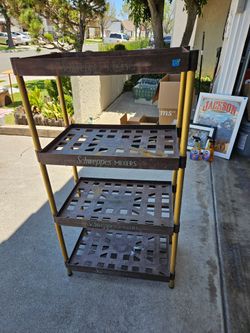 Vintage Schweppes 4-tier display rack