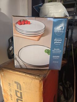New 4 Pcs. Dinner Plates