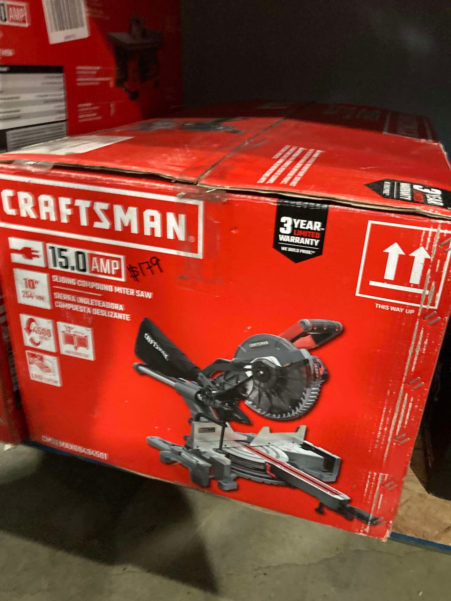 Craftsman 10in Sliding Compound Miter Saw