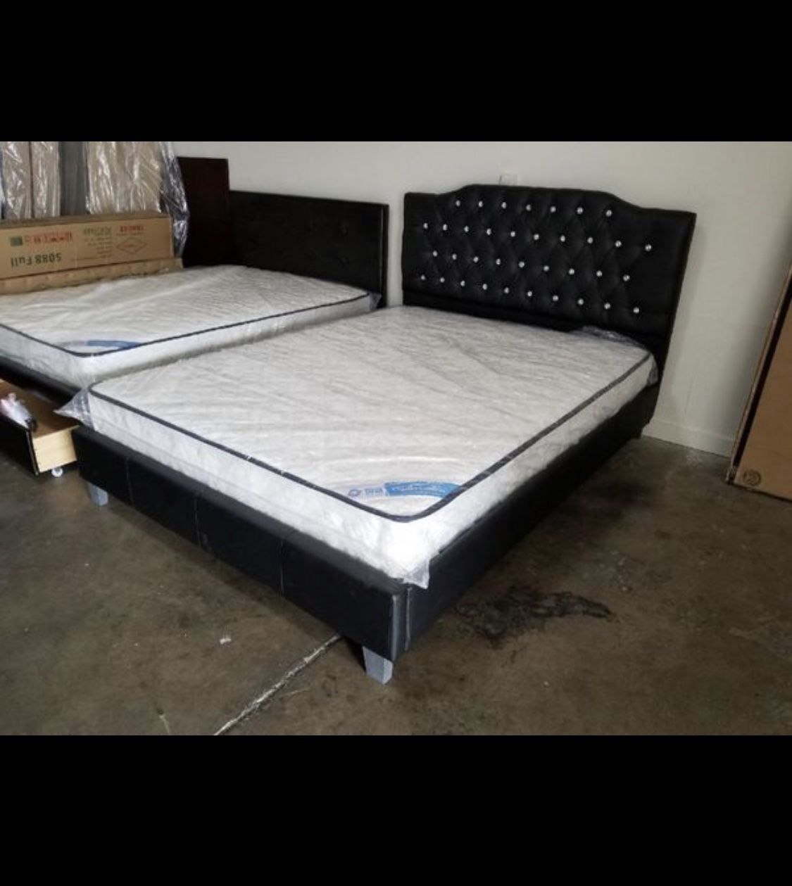 Queen Complete Bed With Mattress Only $360 Full Size $350