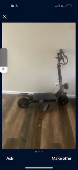 60+ Mph Electric Scooter With Charger