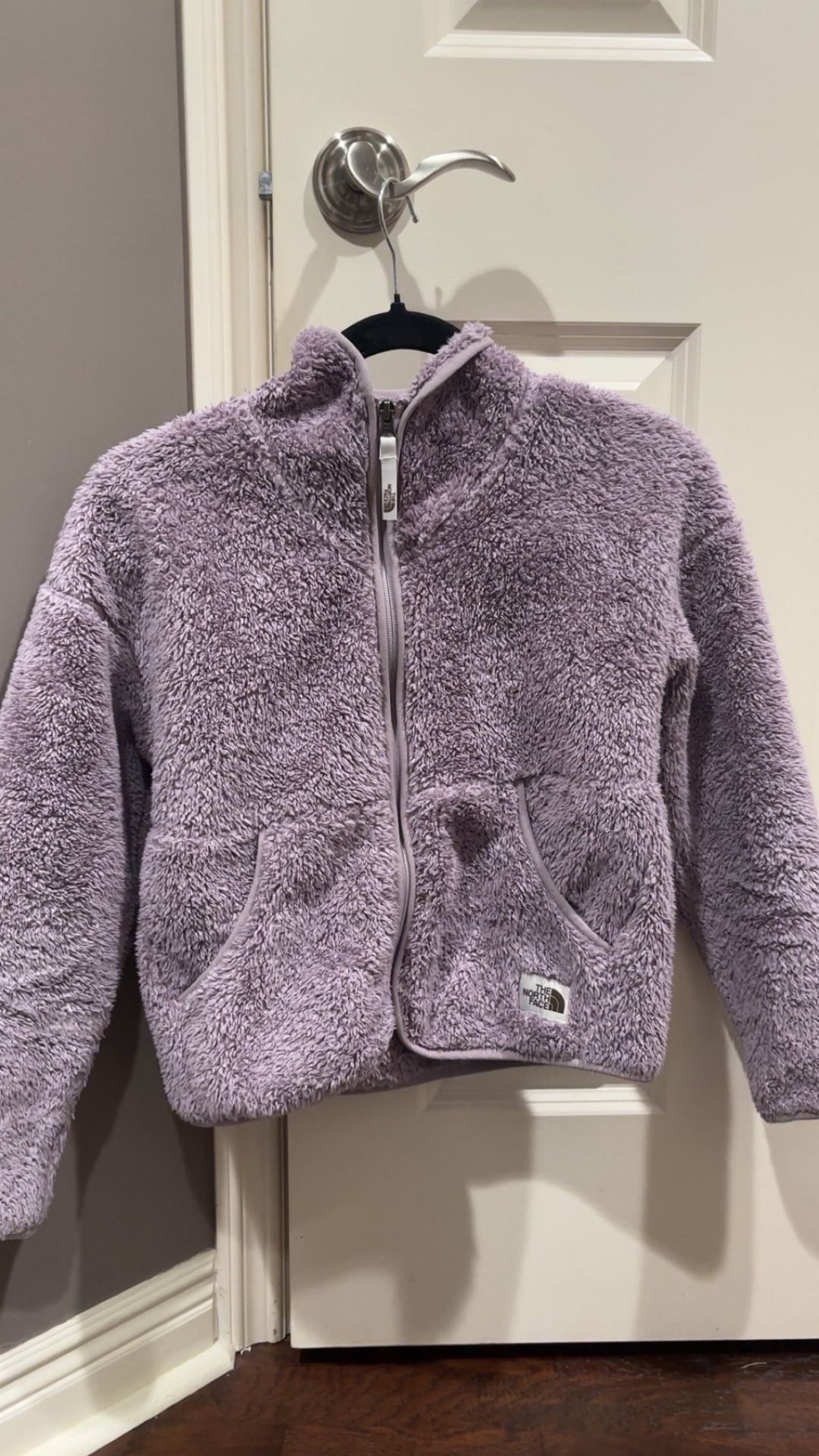 Girls Purple North Face Jacket