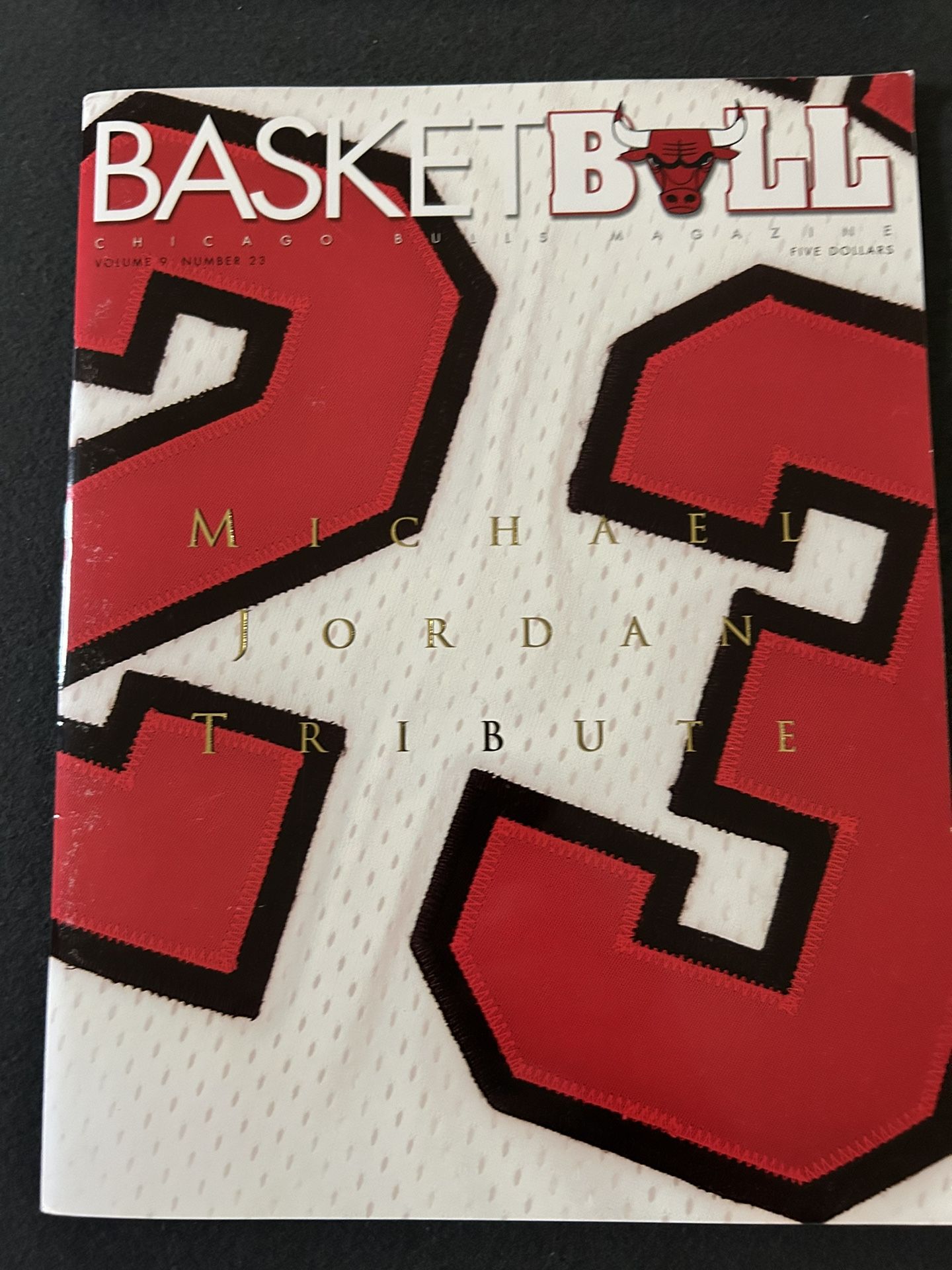Basketball Magazine tribute to 23 Michael Jordan