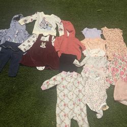 Ropa De Bebé Sise 0-3 Meses De Niña Todo Por 6 Dólares