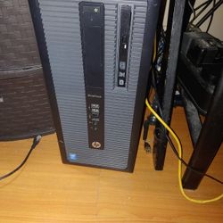 Hp i5 Blazing Fast 3.30Ghz, 8Gb, 64Gb Ssd, 500Gb Of Storage,monitor,mouse ,keyboard,speakers Super Loud Logitech