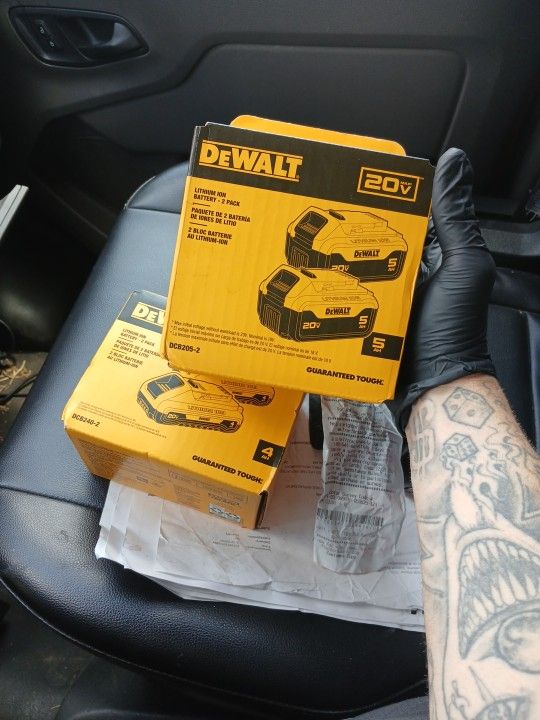 DEWALT BATTERYS (Brand New)