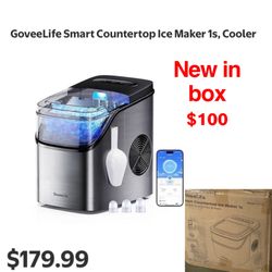 New in box GoveeLife Smart Countertop Ice Maker 1s, Cooler 3 size ice make $100 firm cash only pick up east Palmdale 