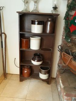 Antique Vintage Stoneware Cocks Bean Pots