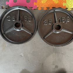 Olympic weight plates.       60 dollars