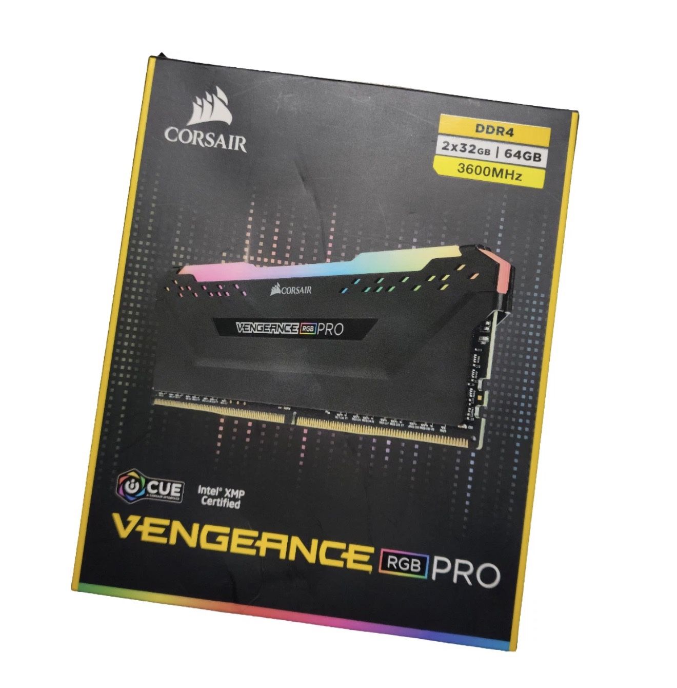Corsair Vengeance RGB Pro 64GB (2x32GB) DDR4 RAM 3600MHz