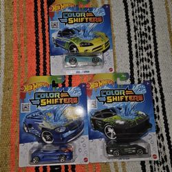 Hotwheels  Color Shifters $10