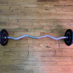 Olimpic Barbell Curl Bar